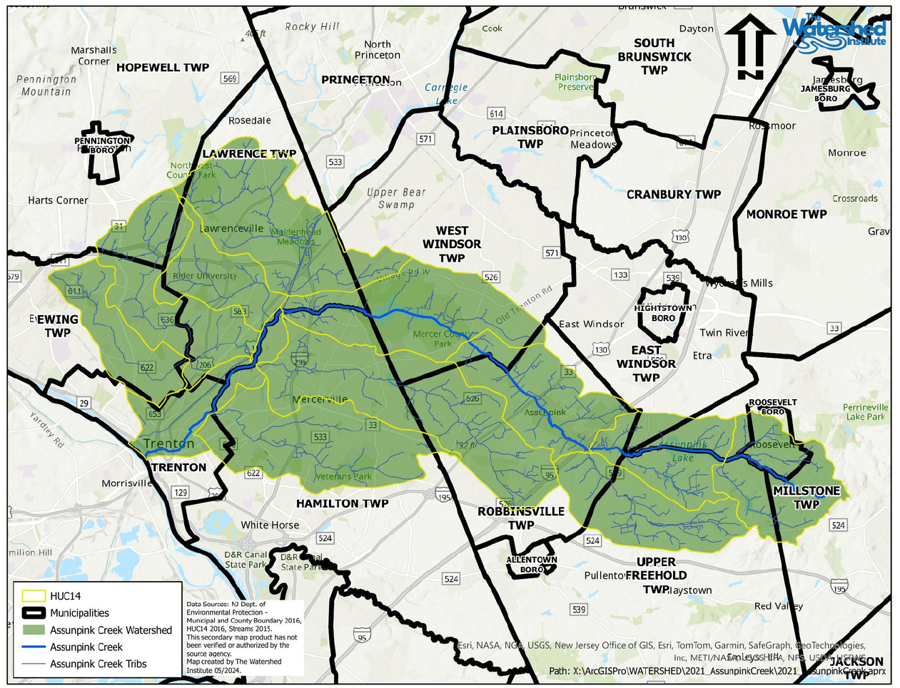 Assunpink Watershed overall
